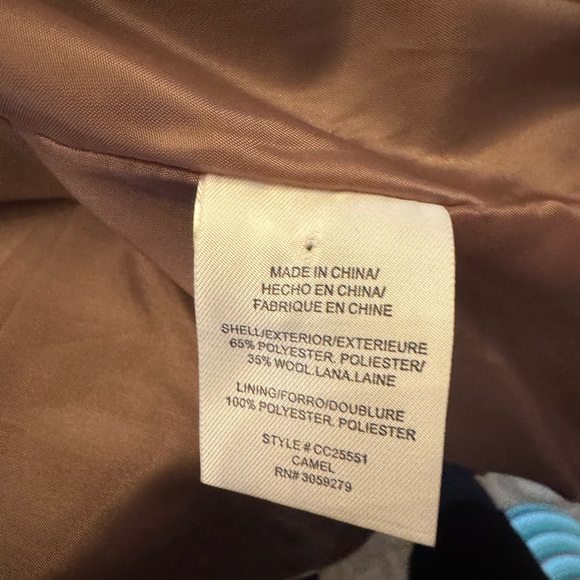 Double breasted black Peacoat w/tortoise buttons - Picture 11 of 13